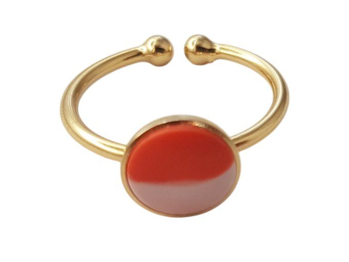 Blanc et orange 
