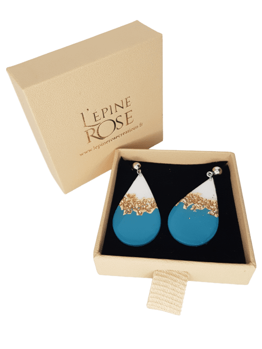 Myosotis gouttes cyan