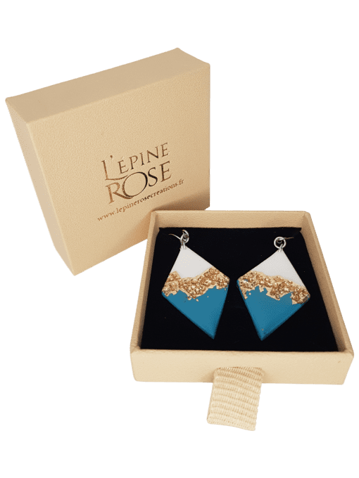 Myosotis losange cyan