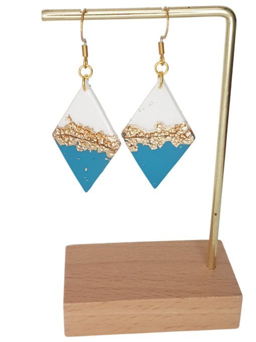 Myosotis losange cyan